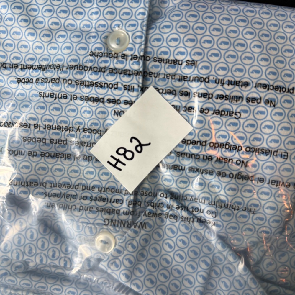 Vineyard Vines On-The-Go Sankaty Polo Mens XL AOP Whale Print Performance Golf - Picture 9 of 9